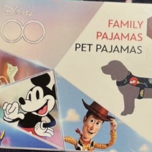 Disney 100 Anniversary Mickey and Woody Pet Pajamas Size Large